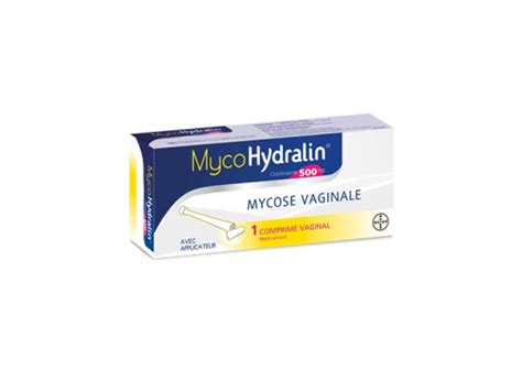 MycoHydralin mycose vaginale 500mg 1 comprimé vaginal Pharmacie en