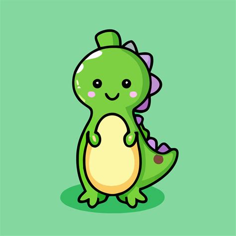 Ilustraci N De Dinosaurio Chibi Lindo Dinosaurio Kawaii Estilo De 28275