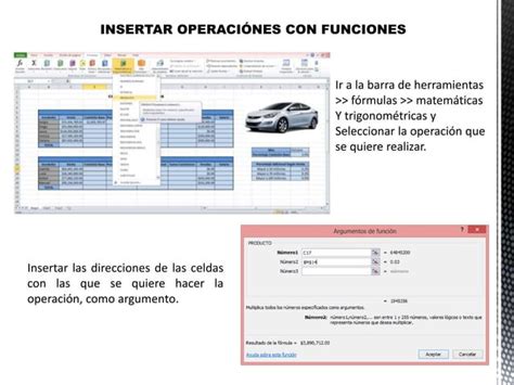 Operaciones Basicas En Excel Ppt