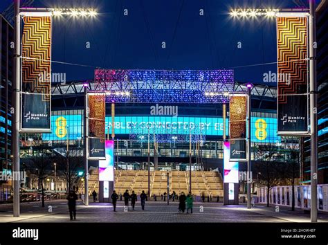 Winterfest At Wembley Park London Uk Stock Photo Alamy