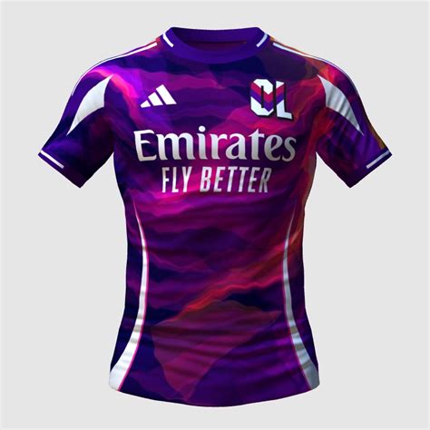 Olympique Lyon Away Concept FIFA 23 Kit Creator Showcase