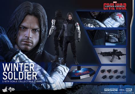 Figura Winter Soldier Capitán América Civil War de Hot Toys