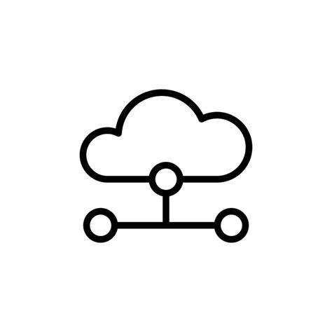 Cloud Exchange Vector Icon Illustration 23020707 Vector Art At Vecteezy