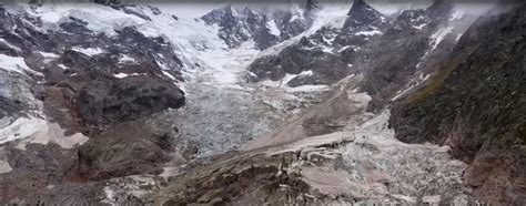 Riscaldamento globale il ghiacciaio del Belvedere sul Monte Rosa è