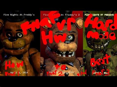 How To Beat Fnaf 1 2 And 3 In Fnaf Help Wanted VR YouTube