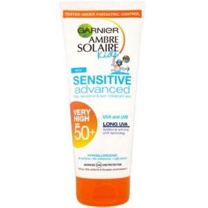 Солнцезащитный крем Garnier Amber Solaire Sensitive advanced, SPF/FPT ...