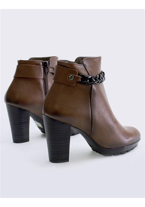 BOTIN TACON LOLA REY 5478 CUERO Tienda Online Lola Rey