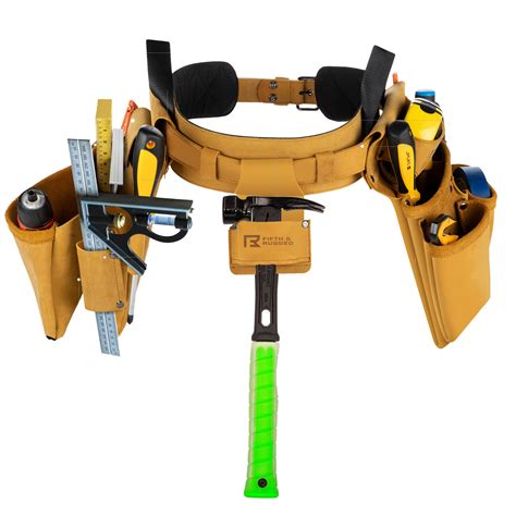 Buy Fifth And Rugged 21 Pocket Carpenter Tool Belt Carpenters Tool