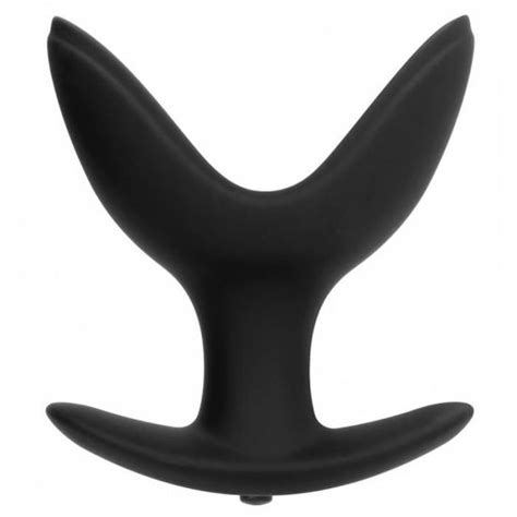 Sextoy Anal SHOTS TOYS Plug Split Vibrations Cm Long Silicone Noir Cm Large