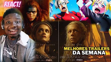 Reagindo Aos Melhores Trailers Mad Max Furiosa House Of The Dragons