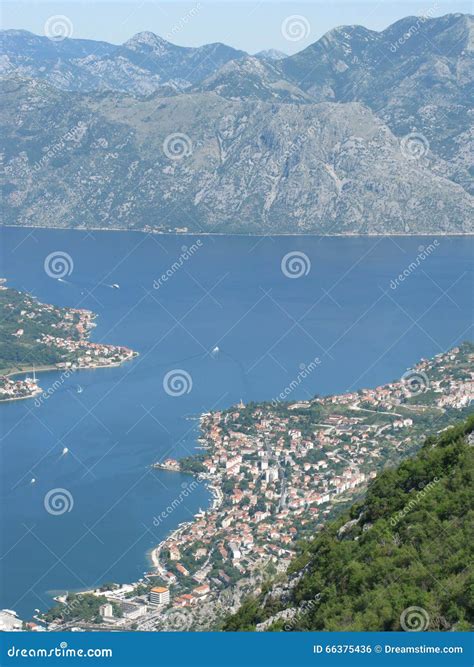 Coast of Montenegro stock photo. Image of peninsula, vegetation - 66375436