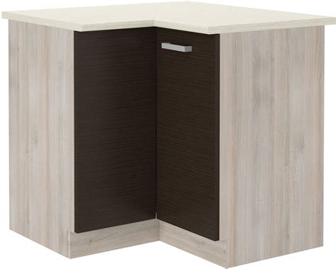 Szafka kuchenna dolna narożna Negro 89x89 DN 1F BB LEGNO CIEMNE