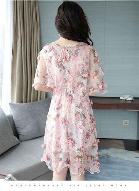 Summer New Women S Korean Fashion Chiffon Dress Clothesnepal