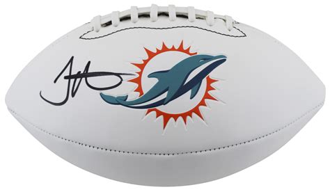 Tyreek Hill Signed Dolphins Logo Football Beckett Pristine Auction