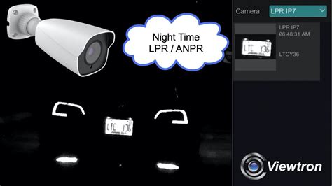 LPR Camera Night Time License Plate Recongition