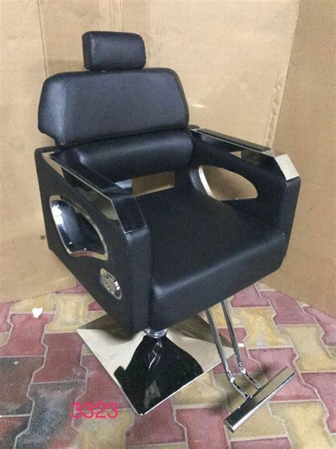 Black Steel Salon Chair For Professional Yas At Rs In Bhopal