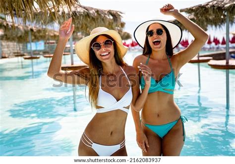 Group Girls Bikini Stock Photos And Pictures Images Shutterstock