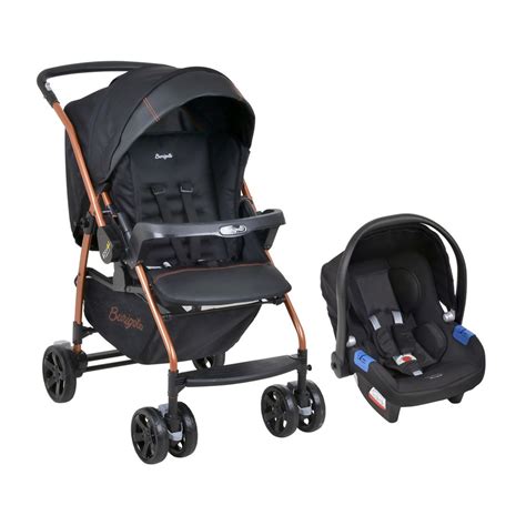 Carrinho de bebê Travel System Rio K Preto CObre Burigotto no Shoptime