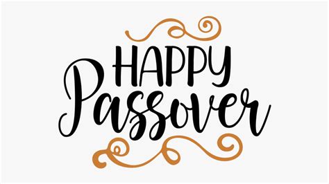 Happy Passover Png Calligraphy Transparent Png Transparent Png