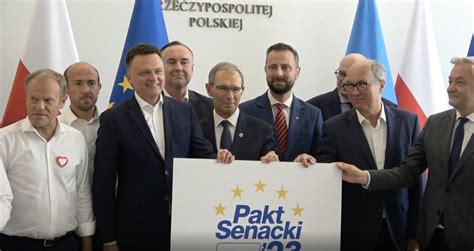 Opozycja Og Asza Pakt Senacki Tusk Bardzo Wa Ny Dzie Live