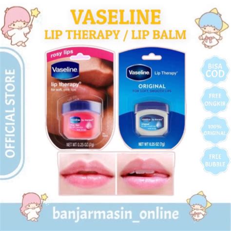 Jual VASELINE Lip Therapy 7gr Original Rosy Lips Lip Balm Pelembab