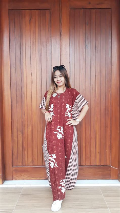 Jual Long Dress Batik Kelelawar Cendana Thebatik Co Id Gaun Batik