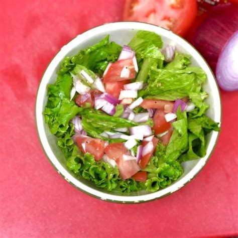 Ensalada De Lechuga Y Tomate Receta De Ensalada