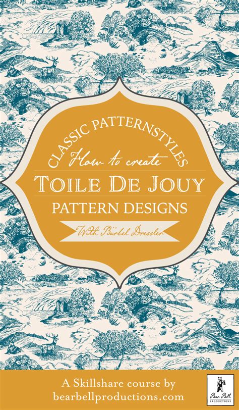 Learn To Make A Toile De Jouy Pattern Toile Pattern Pattern Design