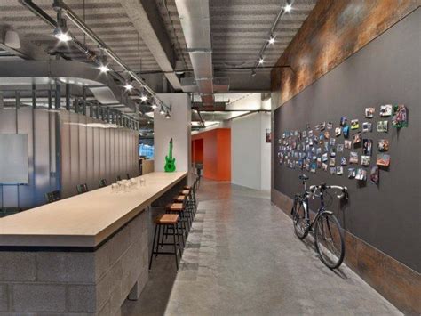 Modern office bar where workers can have some drinks | | Founterior