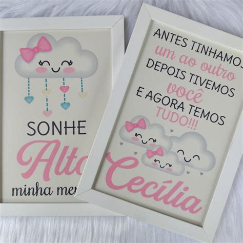 Quadrinhos Decorativos Chuva De Amor Elo7 Produtos Especiais