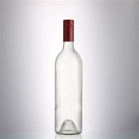 Wholesale 750ml Transparent Empty Glass Wine Bottles With Screw Lids