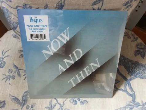 The Beatles Now And Then Exclusive 7 Blue Vinyl Single New