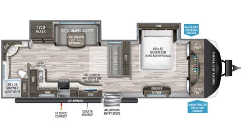 Front Living Travel Trailer Floor Plans Floorplans Click