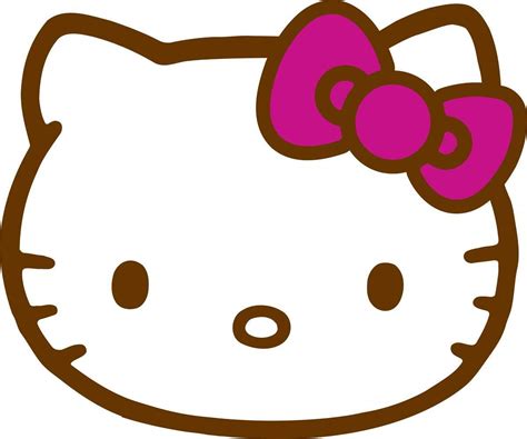 Hello Kitty Face Clipart at GetDrawings | Free download