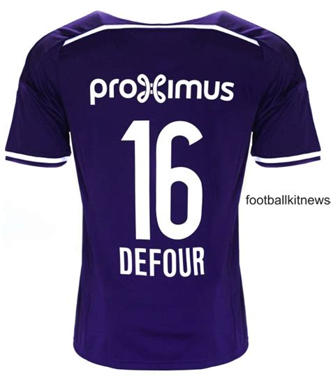 Anderlecht Home Kit 16 17 Back | Football Kit News| New Soccer Jerseys ...