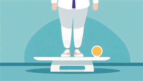 Overweight Man Scale Stock Illustrations 725 Overweight Man Scale