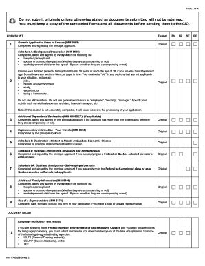 Fillable Online Citizenship And Immigration Canada Citoyennet Et