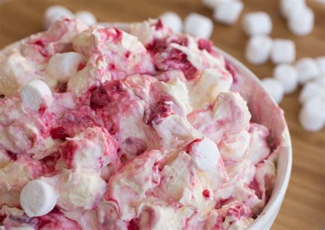 Raspberry Marshmallow Fluff Salad Sugar N Spice Gals Recipe