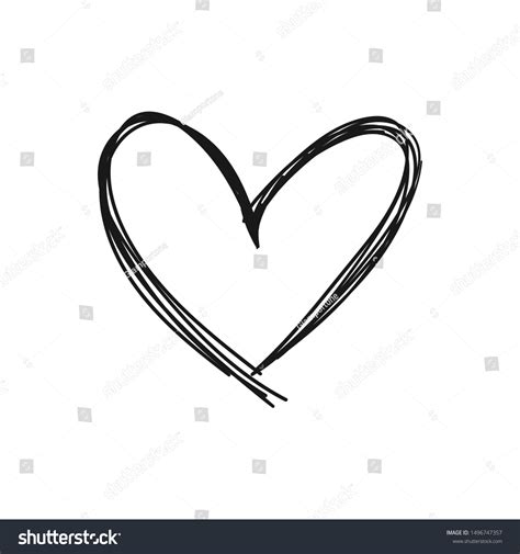 99,945 Heart drawing outline Images, Stock Photos & Vectors | Shutterstock