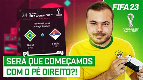 Fifa 23 Brasil X SÉrvia 🏆 Fase De Grupos Copa Do Mundo Qatar 2022