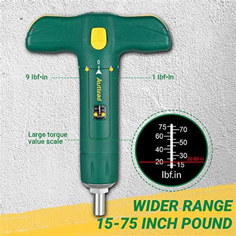 Torque Screwdriver T Shape Torque Wrench That Wide Range 15 75 Inch