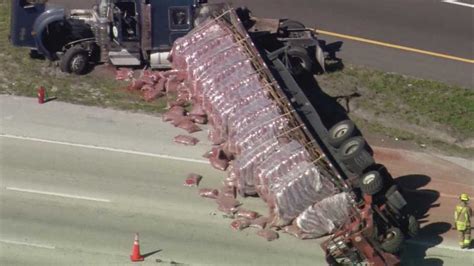 Lanes Reopen After Semi Overturns On I 4 Near Sr 434