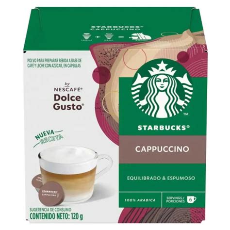 Cappuccino STARBUCKS 12 cápsulas compatibles con Dolce Gusto