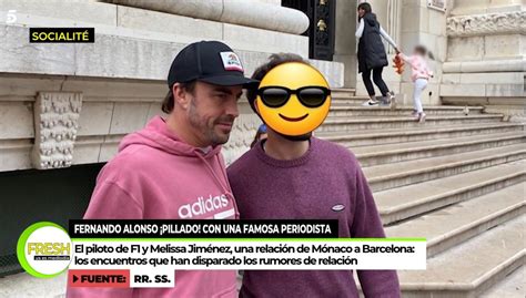 Fernando Alonso Y Melissa Jim Nez Pillados De Viaje Rom Ntico Ella