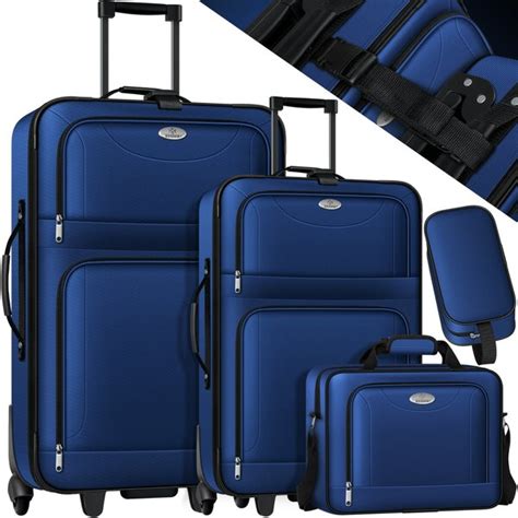 KESSER 4tlg Trolley Kofferset Reisekoffer Set Mit Rollen Komplettes