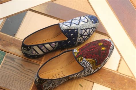 Les Mocassins Maison Galet Se Parent De Wax Vlisco Timodelle Magazine