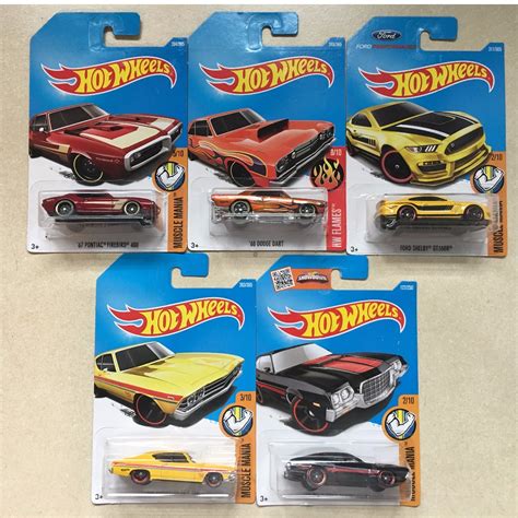 Hot Wheels Muscle Mania Series Set Of Hobbies Toys Toys