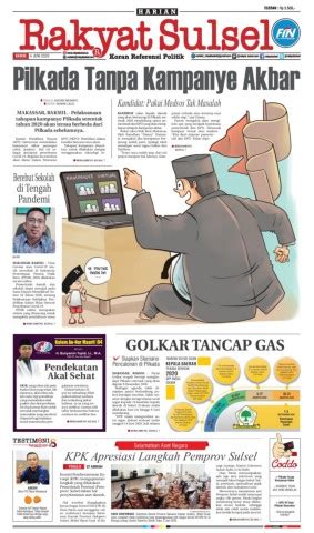 E Paper Harian Rakyat Sulsel Edisi Kamis Juni Rakyatsulsel