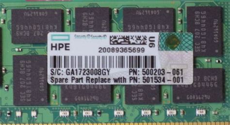 Samsung 4GB PC3-10600 DDR3 ECC M393B5170GB0-CH9Q9 500203-061 501534-001