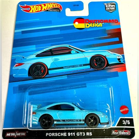 Mattel Other Hot Wheels Premium Deutschland Design Porsche Gt Rs Poshmark